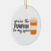 Pumpkin Spice Keramisch Ornament (Rechts)