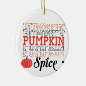 Pumpkin Spice Keramisch Ornament (Rechts)