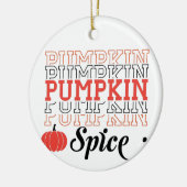 Pumpkin Spice Keramisch Ornament (Links)