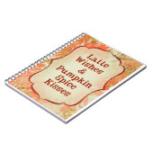 Pumpkin Spice Kisses – Autumn Greeting Card Notitieboek (Linkerzijde)