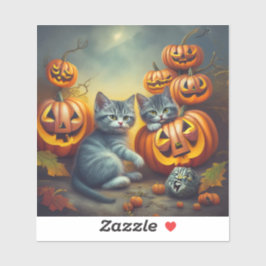 Pumpkin Spice Kittens: Het Schattigee dat je zult  Sticker