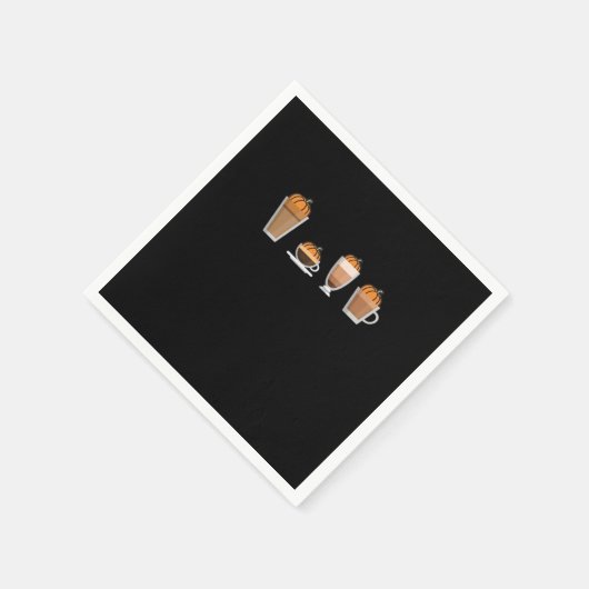 Pumpkin Spice Koffie Selectie Essentieel Servet (Hoek)