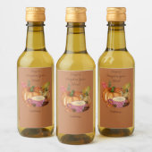  Pumpkin Spice Labels Wijn Etiket (Flessen)