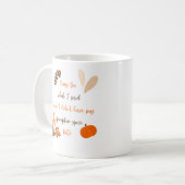 Pumpkin Spice Latte Autumn Funny Quote Schattigee  Koffiemok (Voorkant links)