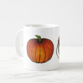 Pumpkin Spice Latte Coffee Sinaasappel Pumpkins Mo Koffiemok (Voorkant links)