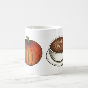 Pumpkin Spice Latte Coffee Sinaasappel Pumpkins Mo Koffiemok
