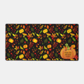Pumpkin Spice Latte Custom Herfst Autumn Bureaumat (Voorkant)