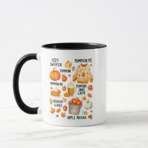 Pumpkin Spice Latte Gezellige Herfst koffie herfst Mok