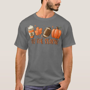 Pumpkin Spice Latte Herfst Coffee Lover Halloween T-shirt