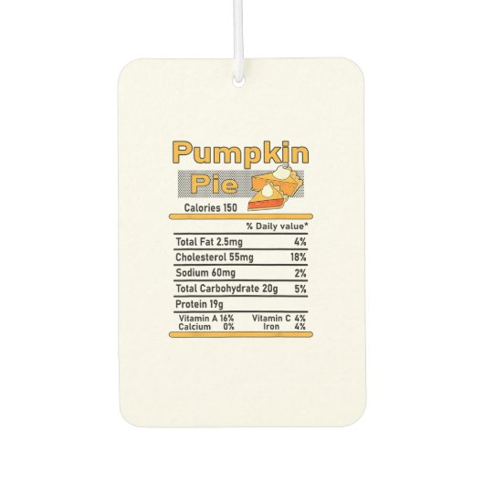 Pumpkin Spice Latte, Herfst Coffee, pompoenkruid, Luchtverfrisser (Voorkant)
