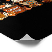 Pumpkin Spice Latte Herfst Coffee Pumpkin Spice da Poster (Hoek)