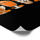 Pumpkin Spice Latte Herfst Coffee Pumpkin Spice da Poster (Hoek)