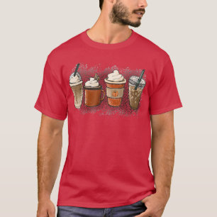 Pumpkin Spice Latte Herfst Coffee Warm Cozy Autumn T-shirt