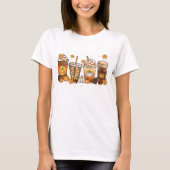 Pumpkin Spice Latte Herfst T-shirt (Voorkant)
