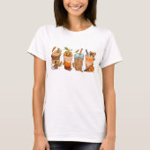 Pumpkin Spice Latte Herfst T-shirt (Voorkant)