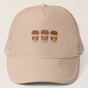 Pumpkin Spice latte, koffie Trucker Pet
