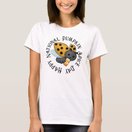 Pumpkin Spice Latte Ladybug T-Shirt