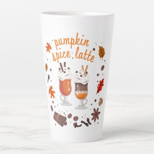 Pumpkin Spice Latte Latte Mok (Voorkant)