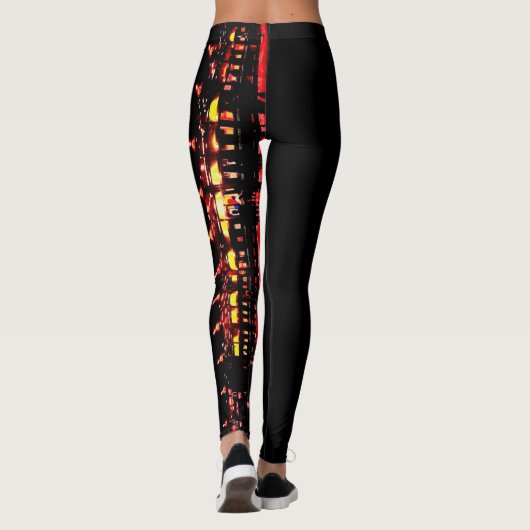 Pumpkin Spice Latte Leggings (Achterkant)