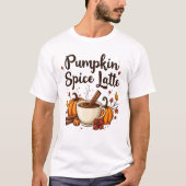 🎃 Pumpkin Spice Latte Lover T-shirt: T-shirt (Voorkant)