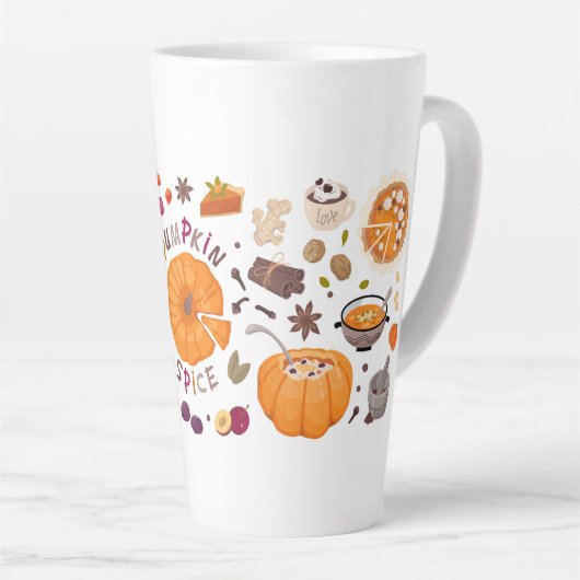 Pumpkin Spice Latte Mok (Rechterhoek)