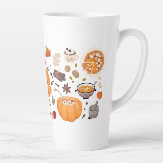 Pumpkin Spice Latte Mok (Rechts)