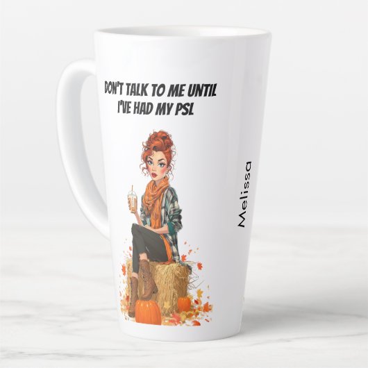 Pumpkin Spice Latte - Ms Sass Latte Mok (Linkerhoek)