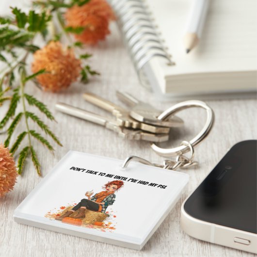 Pumpkin Spice Latte - Ms Sass Sleutelhanger (Voorkant Rechts)