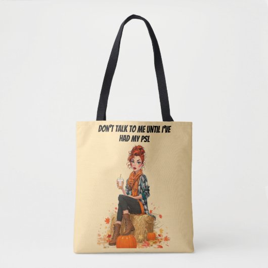 Pumpkin Spice Latte - Ms Sass Tote Bag (Voorkant)