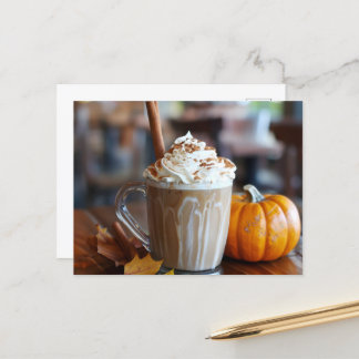 Pumpkin Spice Latte, Postcrossing Briefkaart