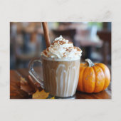 Pumpkin Spice Latte, Postcrossing Briefkaart (Voorkant)