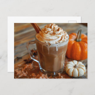 Pumpkin Spice Latte, Postcrossing Briefkaart