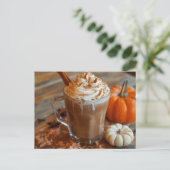 Pumpkin Spice Latte, Postcrossing Briefkaart (Staand voorkant)