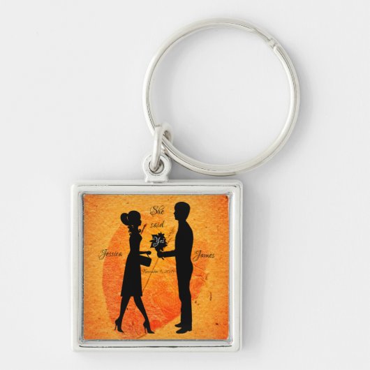Pumpkin Spice Latte Romantic Glamoureus Boho Chic Sleutelhanger (Voorkant)