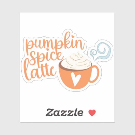 Pumpkin Spice Latte Sticker (Vel)