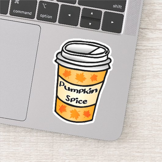 Pumpkin Spice Latte Sticker (Detail)