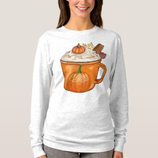 Pumpkin Spice Latte T-shirt (Voorkant)
