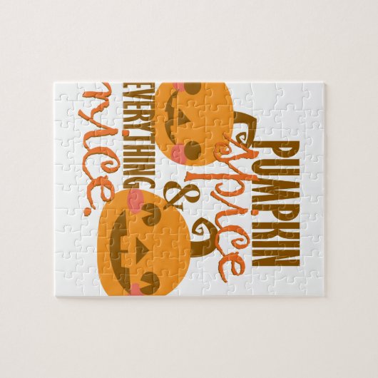 Pumpkin Spice Legpuzzel (Horizontaal)