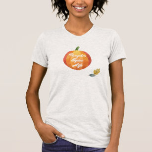 Pumpkin Spice Life Cute Herfst T-shirt