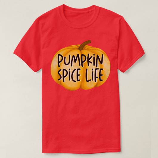 Pumpkin Spice Life Herfst Autumn Cottcore Coffee T-shirt (Design voorkant)