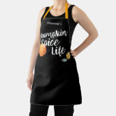 Pumpkin Spice Life & Name Schort (Insitu)