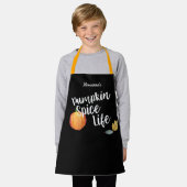 Pumpkin Spice Life & Name- voor Small Schort (Gedragen)