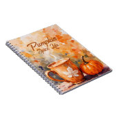 Pumpkin Spice Life Notitieboek (Rechterzijde)