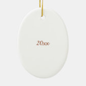 Pumpkin Spice Lover Coffee Latte Autumn Holiday Keramisch Ornament (Achterkant)