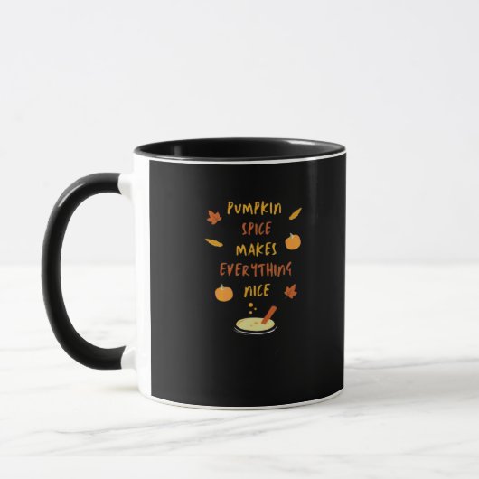 Pumpkin Spice maakt alles leuk virale citaat Mok (Links)