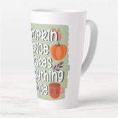 Pumpkin Spice maakt alles mooi Latte Mok (Rechterhoek)