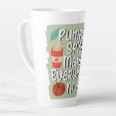 Pumpkin Spice maakt alles mooi Latte Mok (Linkerhoek)