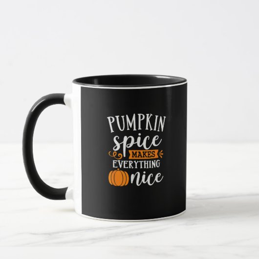 Pumpkin Spice maakt alles mooi Mok (Links)
