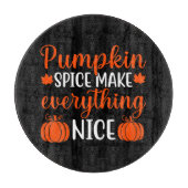 Pumpkin-spice maakt alles mooi snijplank (Voorkant)