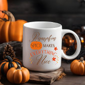 Pumpkin Spice maakt alles mooi Tweekleurige Koffiemok